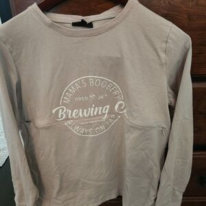 Nursing shirt, long sleeves